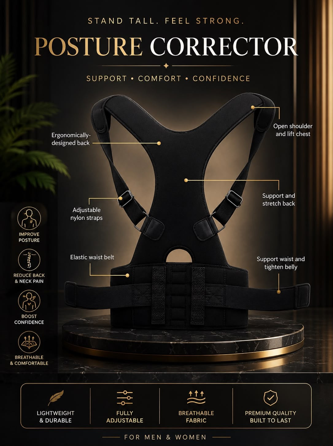 Mogna Mart™ Ergonomic Posture Corrector & Back Support Brace
