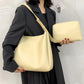 VELORA™ Minimalist Leather Tote & Pouch Combo Set