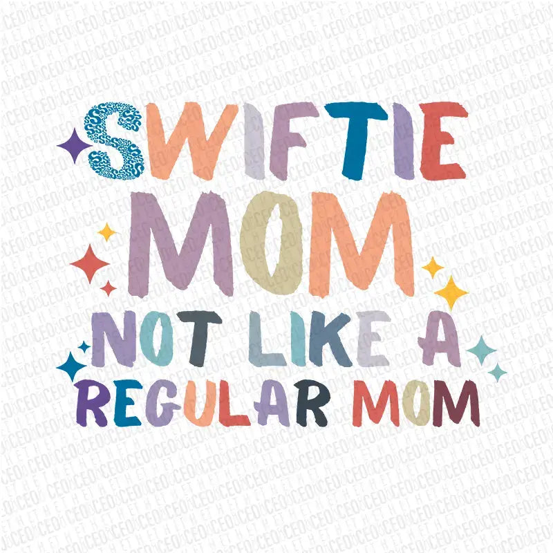 Mogna Mart™ Swiftie Mom Graphic Crewneck T-Shirt