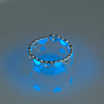 Mogna Mart™ Glow-in-the-Dark Silver Heart Adjustable Ring