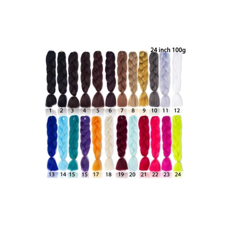 Mogna Mart™ Synthetic Braiding Hair Extensions – Jumbo Braid Set