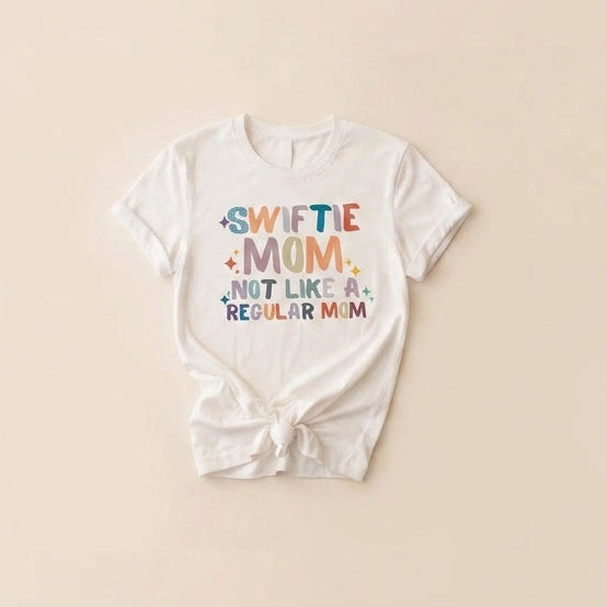 Mogna Mart™ Swiftie Mom Graphic Crewneck T-Shirt